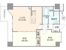 【東京都/荒川区荒川】モアクレスト荒川公園シエール館 間取り図