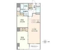 【東京都/台東区松が谷】シティ・フィールド上野ナンバー・1 間取り図