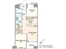 【東京都/台東区根岸】プリムローズ根岸ビーフォート 間取り図