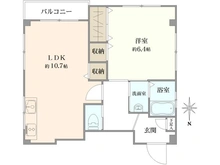 【東京都/墨田区千歳】樋口ハイツ 間取り図