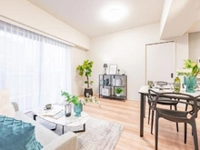 【東京都/荒川区東日暮里】モリス日暮里駅前 リビング・ダイニング：※家具・調度品は販売価格に含まれておりません