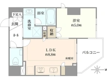 【東京都/台東区松が谷】オープンレジデンシア上野松が谷 間取り図