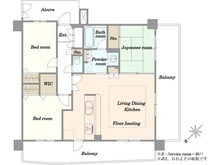 【東京都/台東区上野】クレストフォルム上野グランステージ 間取り図