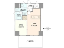 【東京都/台東区三ノ輪】朝日シティパリオ三ノ輪 間取り図