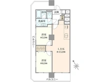 【東京都/台東区根岸】ユテライズ根岸 間取り図