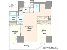 【東京都/台東区東上野】ブリリア上野ガーデン 間取り図