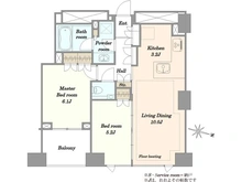 【東京都/台東区池之端】シティタワー上野池之端 間取り図