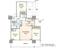 【東京都/台東区柳橋】ザ・パークハウス浅草橋タワーレジデンス 間取り図