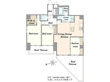 【東京都/台東区柳橋】マンションヴィップ柳橋 間取り図