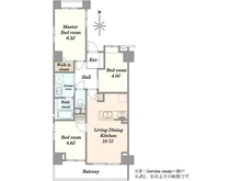 【東京都/台東区竜泉】藤和シティコープ入谷 間取り図