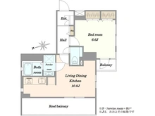 【東京都/北区田端】藤和シティコープ田端 間取り図