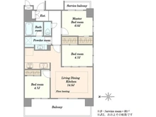 【東京都/台東区竜泉】ミオカステーロ入谷 間取り図