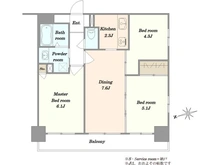 【東京都/台東区北上野】藤和シティコープ上野II 間取り図