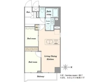 【東京都/台東区東上野】ルジェンテ・リベル上野稲荷町 間取り図