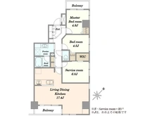 【東京都/台東区下谷】SSKグリーンパーク入谷 間取り図