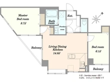 【東京都/台東区蔵前】アムフラット蔵前ステーションフロント 間取り図