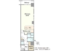 【東京都/文京区根津】ラグジュアリーアパートメント文京根津 間取り図