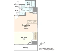 【東京都/台東区根岸】ステージファースト根岸 間取り図
