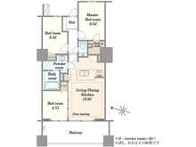 【東京都/台東区蔵前】大江戸タワーレジデンス 間取り図