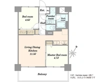 【東京都/荒川区東日暮里】レジェンド日暮里 間取り図