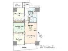 【東京都/台東区上野】パレステージ上野 間取り図