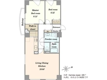 【東京都/台東区浅草】ディアハイム浅草 間取り図