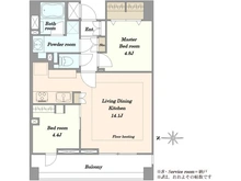 【東京都/台東区寿】クリオ浅草参番館 間取り図
