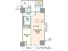 【東京都/台東区浅草】ピアース浅草 間取り図