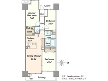 【東京都/台東区竜泉】東京ビューマークス 間取り図