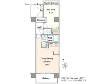 【東京都/台東区浅草】ザ・グランデレガーロ浅草 間取り図