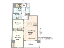 【東京都/荒川区東日暮里】メインステージ東⽇暮⾥II 間取り図