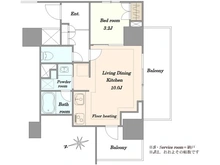 【東京都/荒川区町屋】イニシア町屋ステーションサイト 間取り図