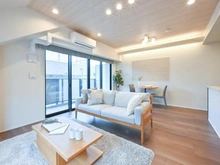 【東京都/台東区谷中】オープンレジデンシア谷中 リビング・ダイニング：※家具調度品等は販売価格に含まれません。