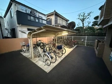 【東京都/足立区竹の塚】クラウドサウス竹の塚 駐輪場
