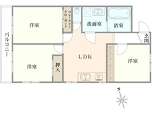 【東京都/台東区浅草】第5さくらコーポ 間取り図