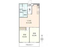 【東京都/足立区六木】第二東個マンション 間取り図