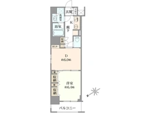 【東京都/台東区三筋】日神デュオステージ浅草三筋 間取り図