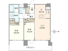 【東京都/荒川区東日暮里】ジオ東日暮里 間取り図