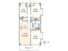 【東京都/荒川区東尾久】コンフォート町屋 間取り図