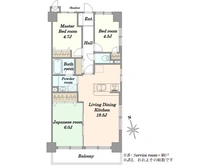【埼玉県/春日部市大場】ピアコート春日部弐番館 間取り図