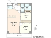 【埼玉県/さいたま市大宮区吉敷町】プレジデント73 間取り図