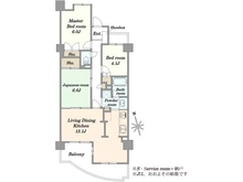 【埼玉県/さいたま市大宮区桜木町】レールシティ大宮壱番館 間取り図
