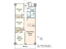 【埼玉県/さいたま市大宮区堀の内町】グランドシティ大宮 EAST TOWER 間取り図