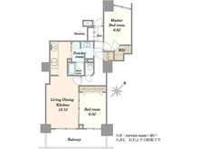 【埼玉県/さいたま市中央区上落合】パークシティ大宮セントラルタワー 間取り図