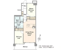 【埼玉県/さいたま市北区宮原町】オーベル大宮・東宮原 間取り図