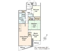 【東京都/足立区西新井】アドリーム西新井 間取り図