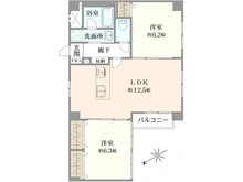 【東京都/立川市錦町】シティコーポパルナス立川錦町 間取り図