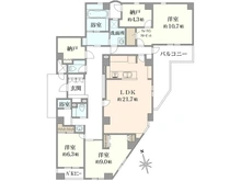 【東京都/昭島市昭和町】シェモア昭島館 間取り図