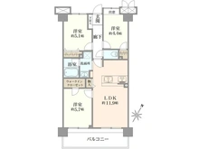 【東京都/立川市錦町】日神パレステージ立川 間取り図