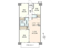 【東京都/八王子市八日町】ダイアパレスクレセール八王子 間取り図